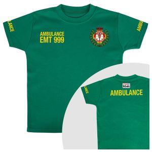 Kids T-Shirt - Standard Customisation - Ambulance - Front & Back View