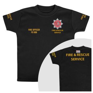 Fire Officer 999 Kids T-Shirt - Fire & Rescue