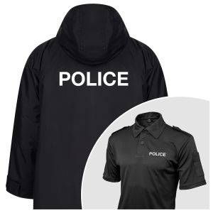 Customisation Service – Heat Sealed Police Logos