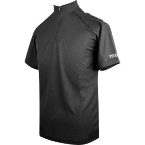 Niton Tactical Police Short Sleeve Comfort Shirt - Black - These shirts are specifically designed to wick moisture away from the body in the same way technical sports shirts work. The close fit means it can be worn under armour or several layers without b