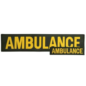 Niton Tactical Woven Ambulance Patch - Midnight Green