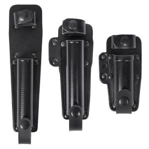 Niton Tactical Autolock Baton Holder, black autolock baton holder, leather baton holder for autolock batons