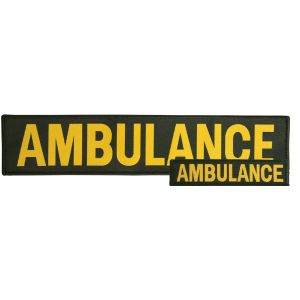 Niton Tactical Woven Ambulance Patch - Midnight Green