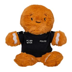 CUSTOMISE ME - Niton999 Kids Police Gingerbread Man Cuddly Toy