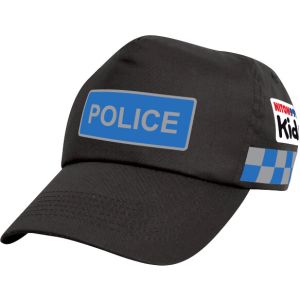 Children's Police Hat-Black