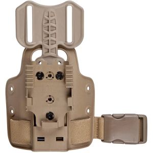 Safariland Single Strap Leg Shroud with Drop Flex Adapter & QLS 22 Receiver Plate for Safariland Holsters - 6004-27-55