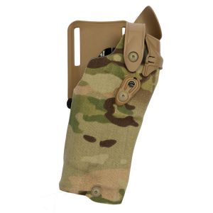 Safariland Duty Rated Level III Retention™ Holster for Glock 17 Gen 3-4 With TLR1 Light – CUBL Low Ride Cantable Belt Loop – ALS/SLS 6365RDS
