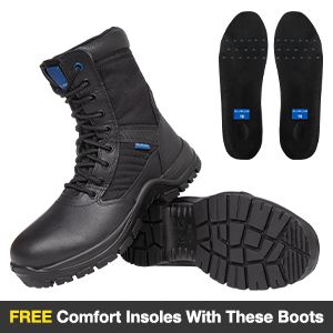 Blueline 8" Patrol Boots - Black Police Boots