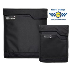 Secured by Design Tablet Shield (TS1) Faraday Pouch for Tablets & Laptops  – Black