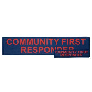 Niton Tactical Woven Community First Responders Patch – Navy