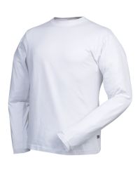 Niton Tactical White Long Sleeve T-Shirt - 100% Ringspun Cotton