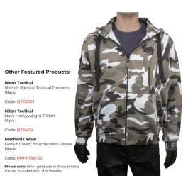 トップス 9S project Fur Zip Hoodie - Camo 9/S PROJECT