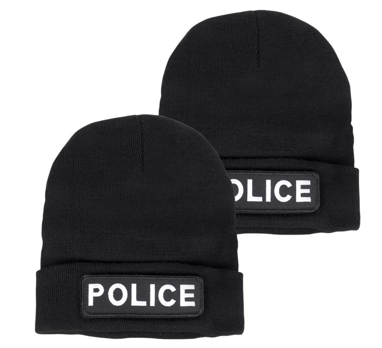 Black Police wolly hat