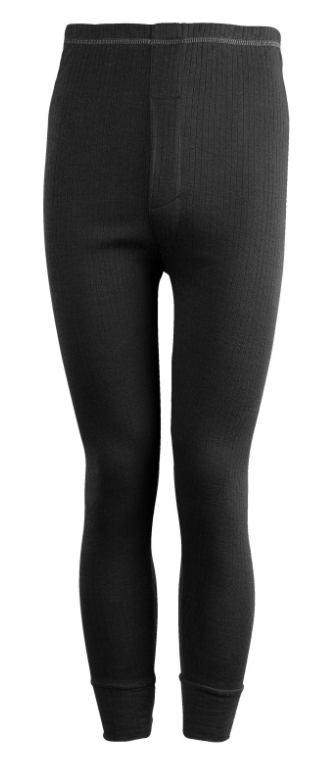 black thermal long johns